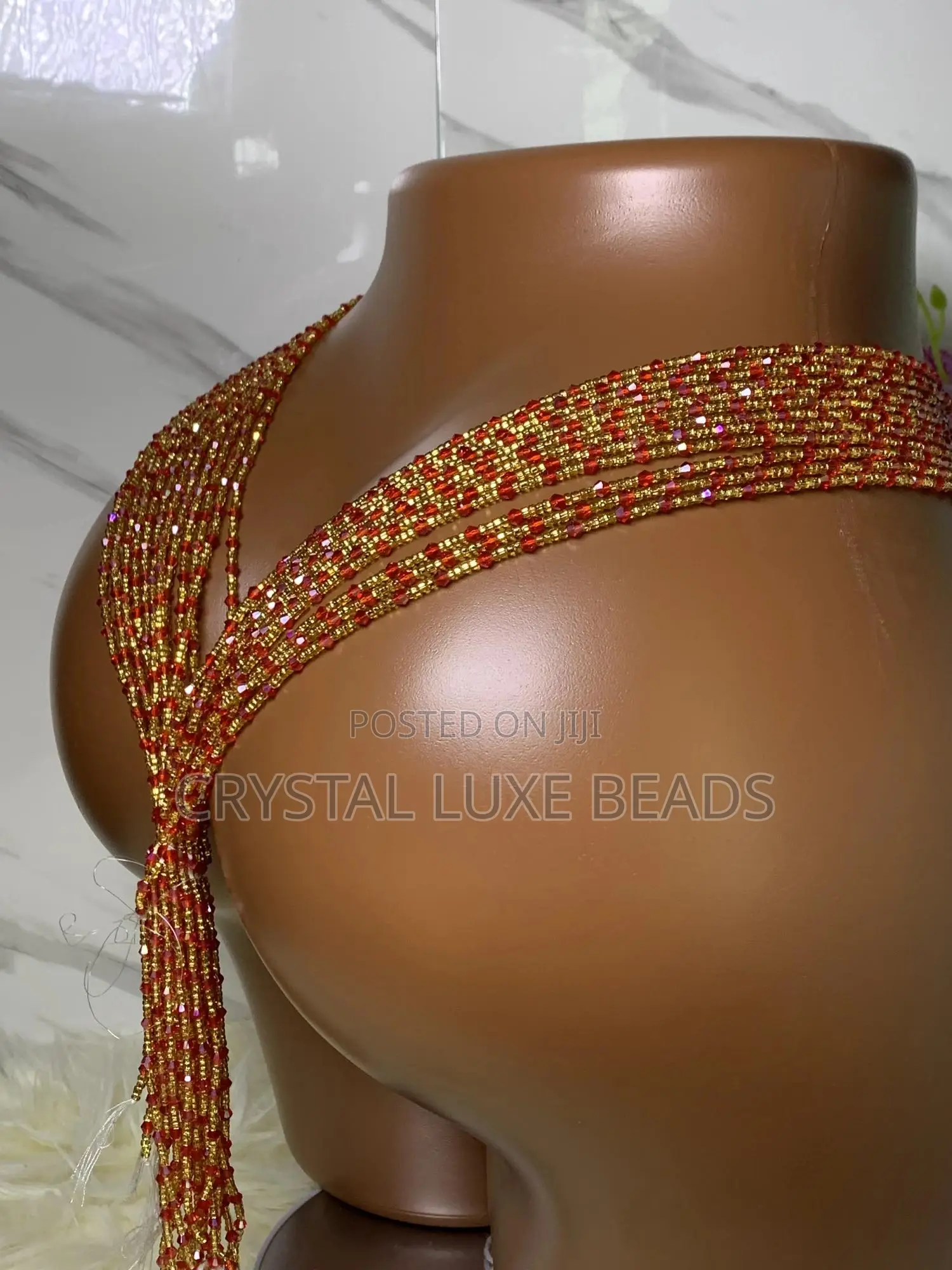 Crystal Waist Beads Smaller Beads