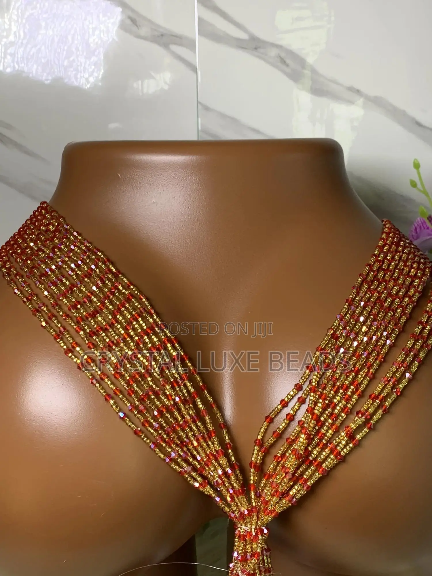 Crystal Waist Beads Smaller Beads