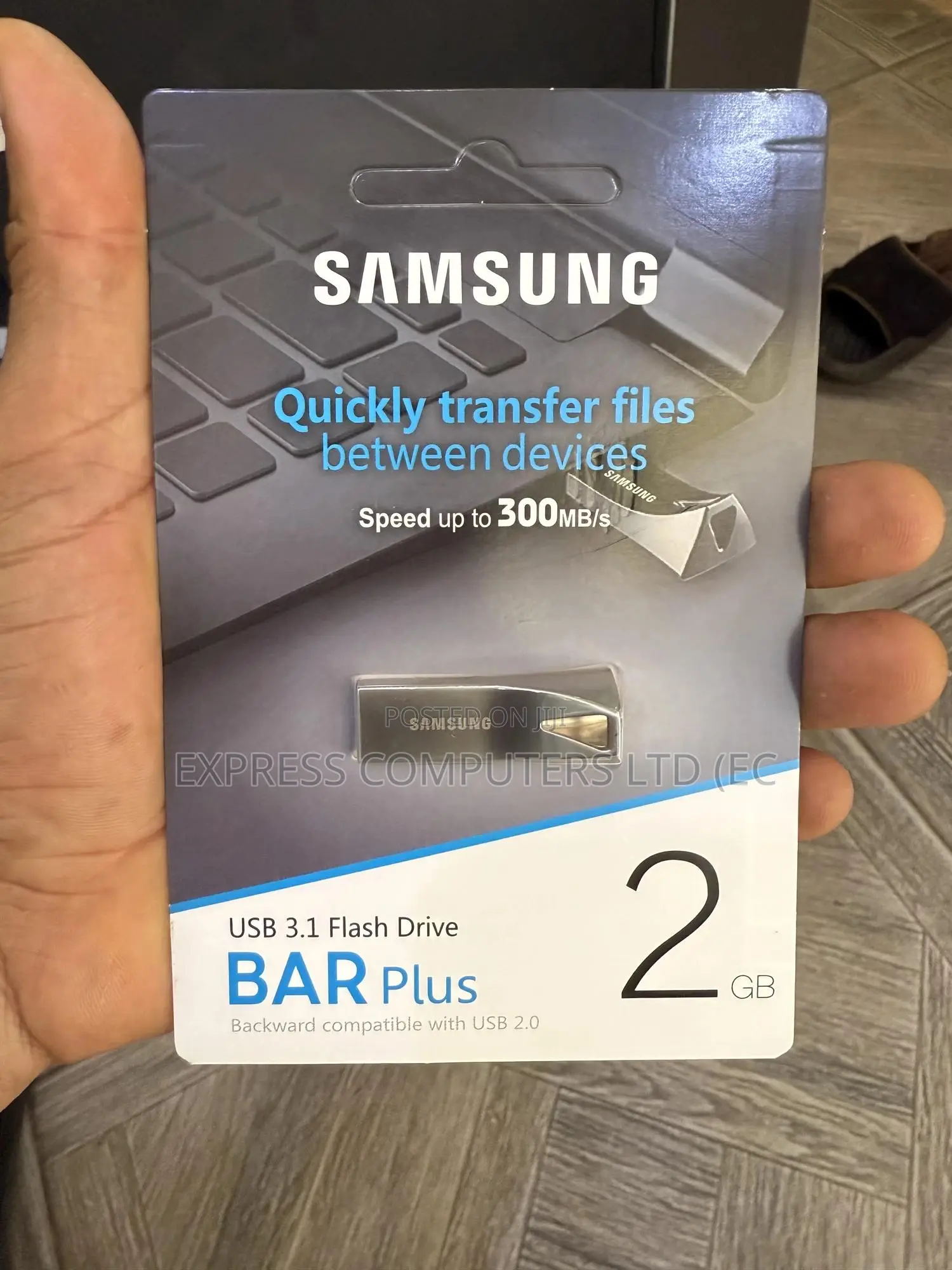 Samsung Usb 3.1 Flash Drive ,Bar Plus Speed 300mb/S Original From Uk