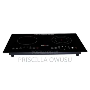 Electric 2 Burner Glass Inbuilt Infrared Cooker