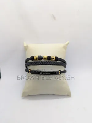 Rolex Leather Bracelets (Various Designs)