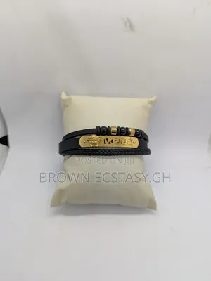 Versace Leather Bracelet
