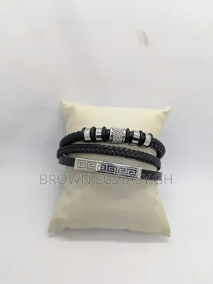 Versace Leather Bracelet