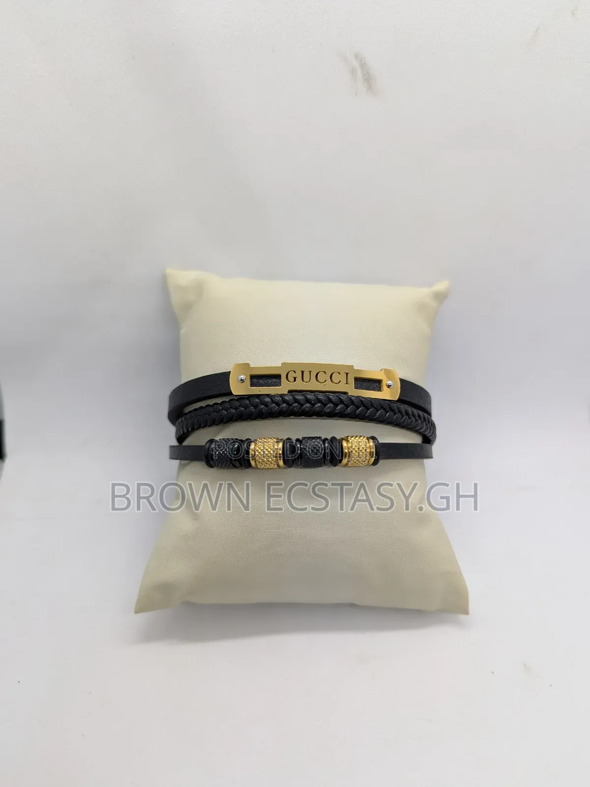 Gucci 3 in 1 Leather Bracelet