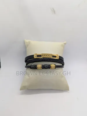 Gucci 3 in 1 Leather Bracelet