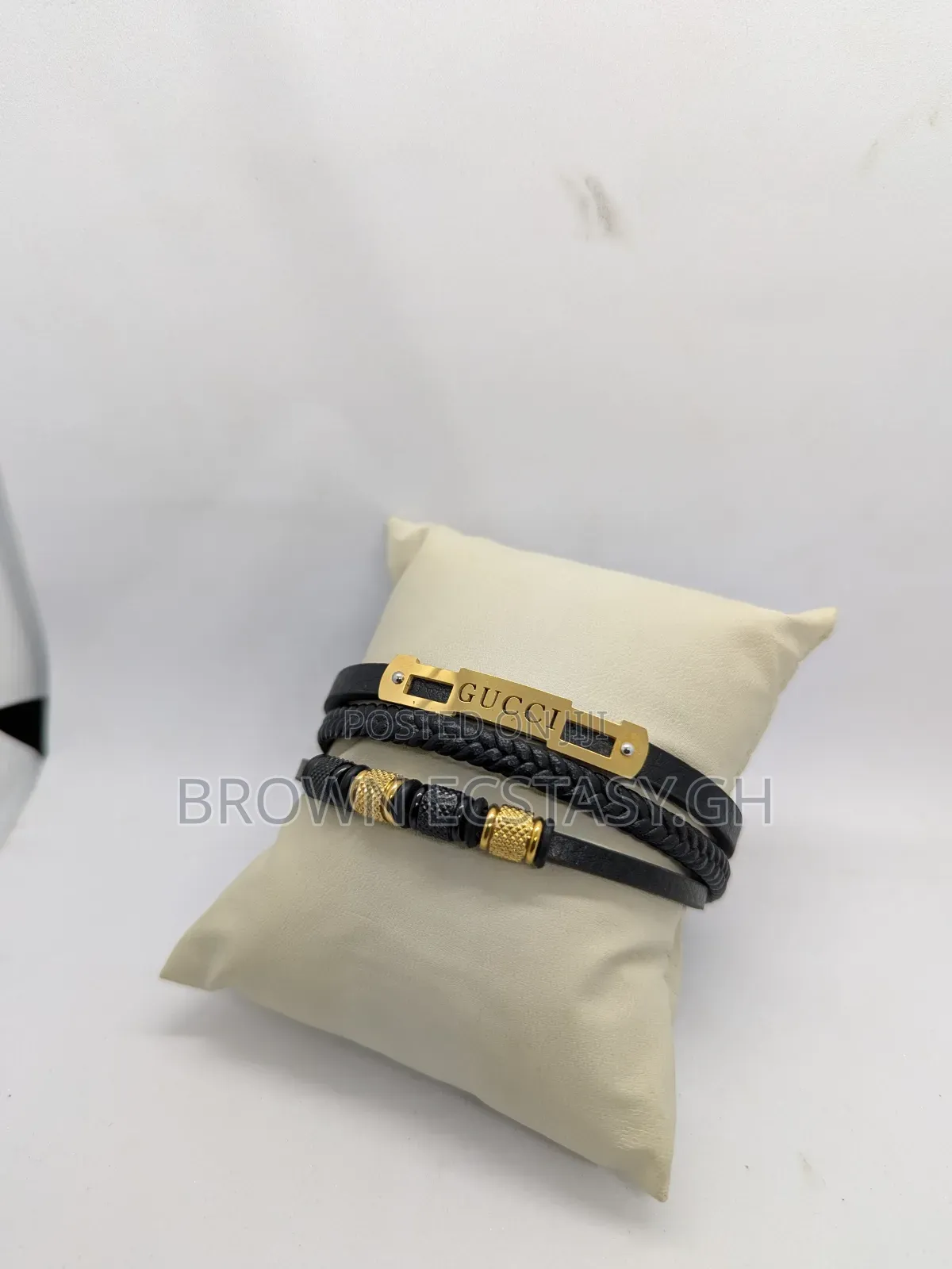 Gucci 3 in 1 Leather Bracelet