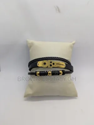 Bvlgari Leather Bracelet
