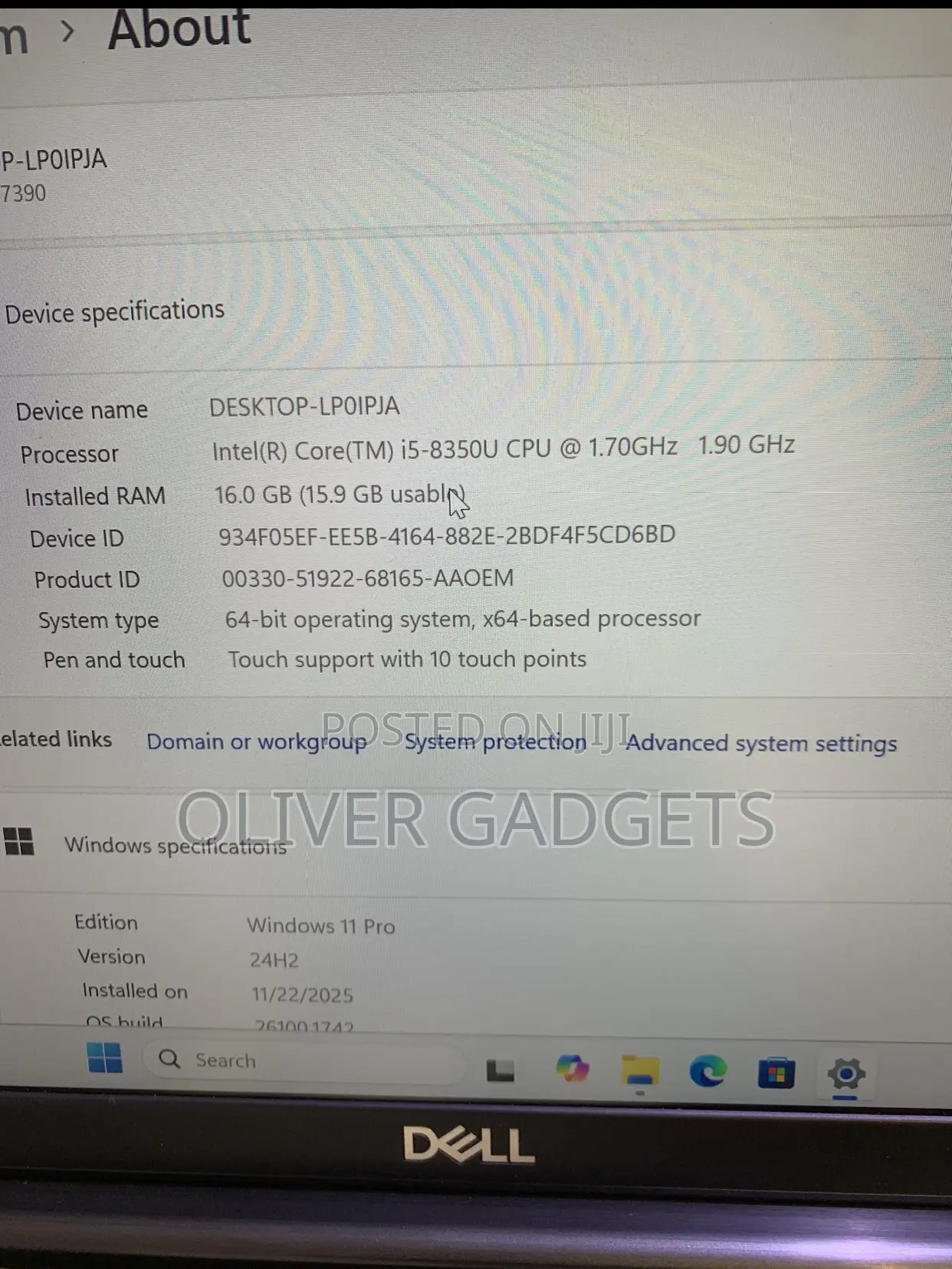 Laptop Dell Latitude 7390 16GB Intel Core i5 SSD 256GB