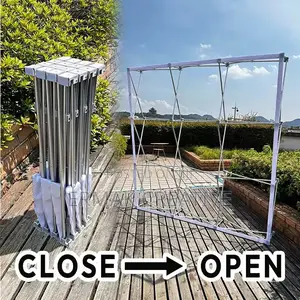Portable Backdrop With Print ( Collapsible)