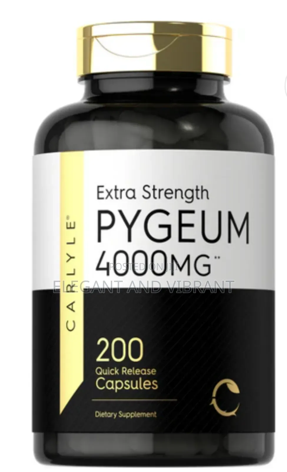 Pygeum Africanum Bark 4000mg | 200 Capsules
Regular