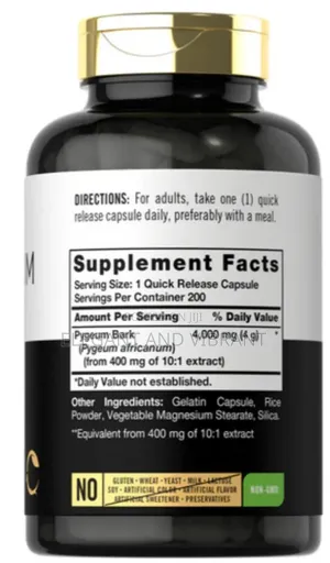 Pygeum Africanum Bark 4000mg | 200 Capsules
Regular