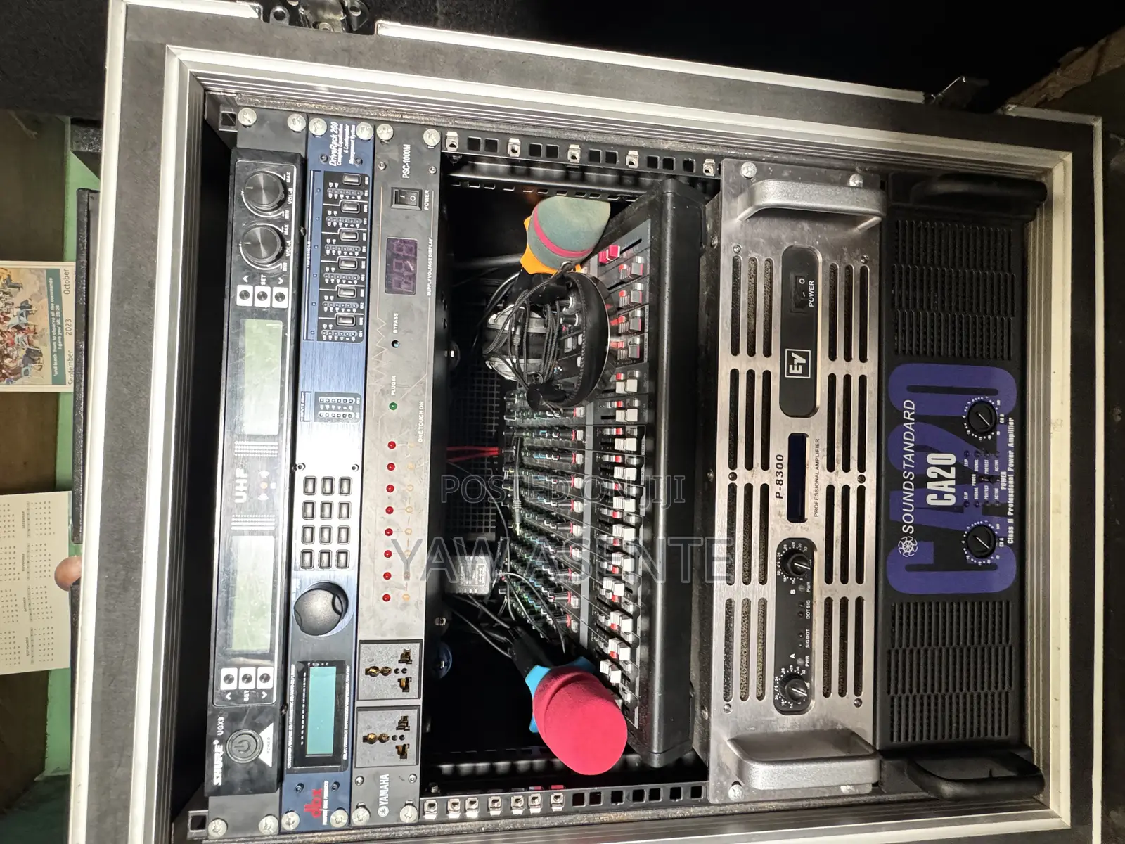 Professional Sound System Ready to Go