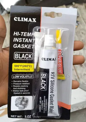 RTV Silicon Gasket Maker Black Climax Hi-Temp Instant Gasket Maker