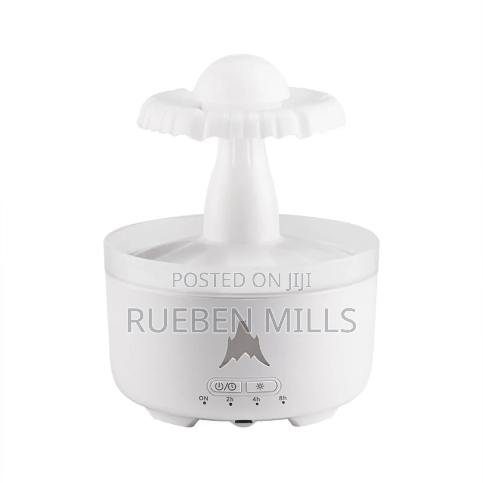 White V81 Elegant Fog Raindrop Essential Oil Diffuser Air Freshener