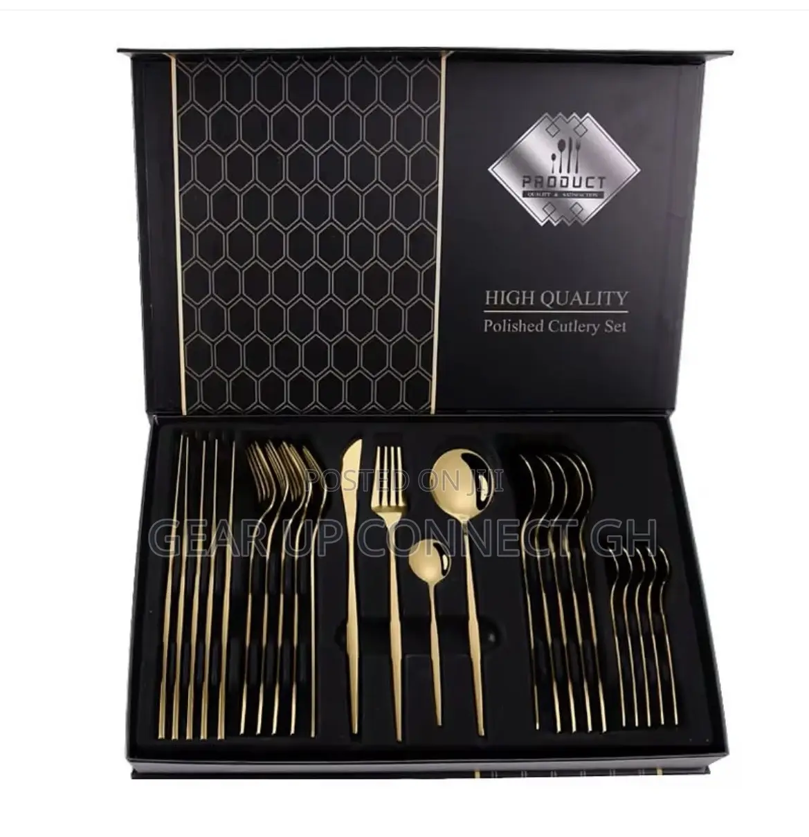 Premium 24-Piece Stainless Steel Cutlery Set