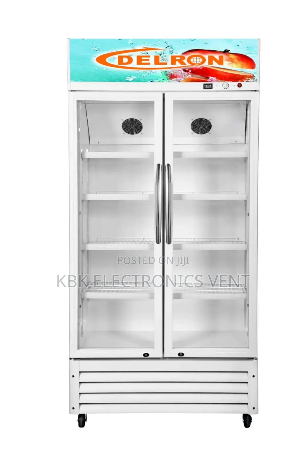 Delron 550ltr Two Door Showcase Refrigerator