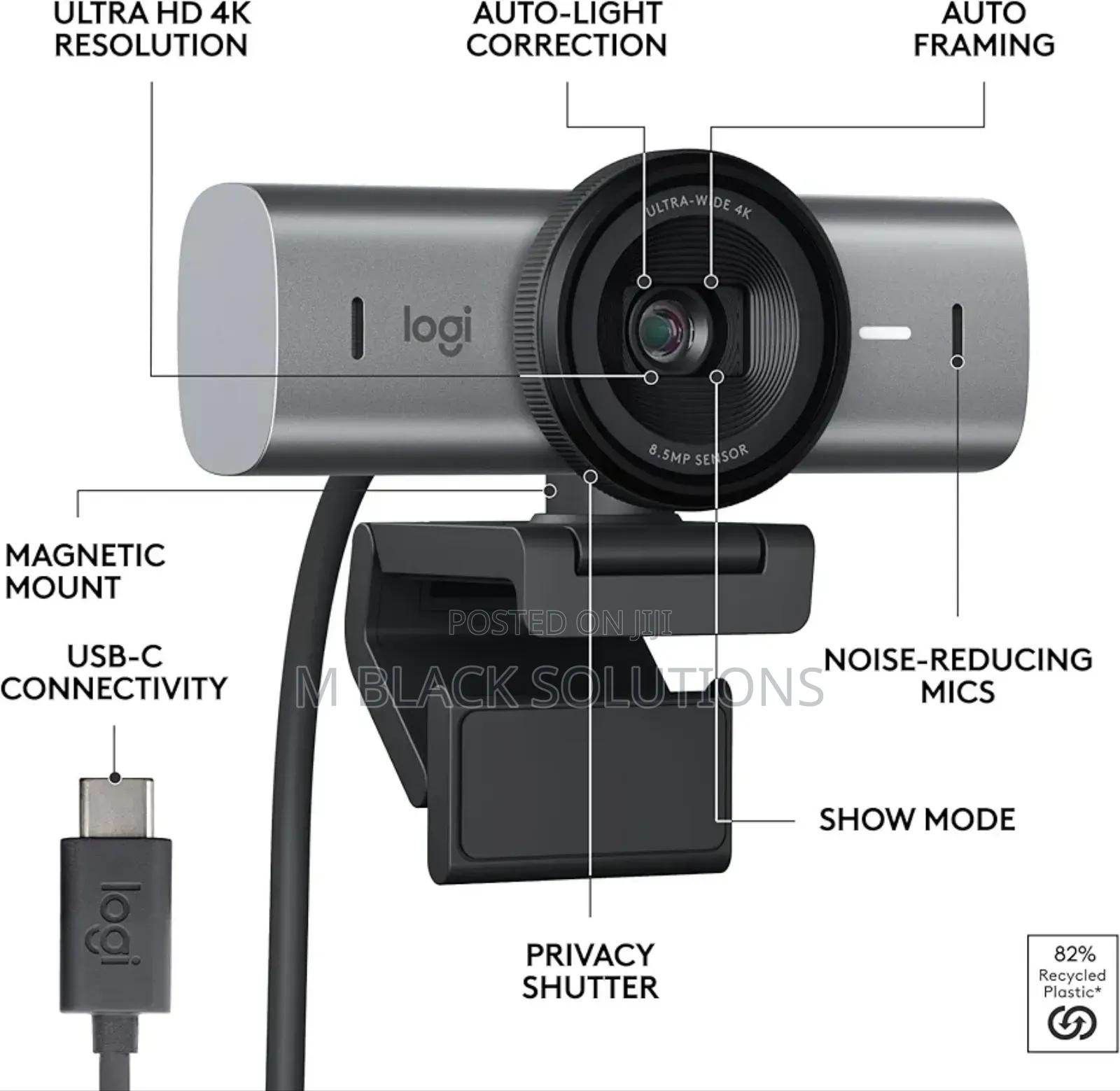 Logitech Mx Brio Ultra Hd Webcam