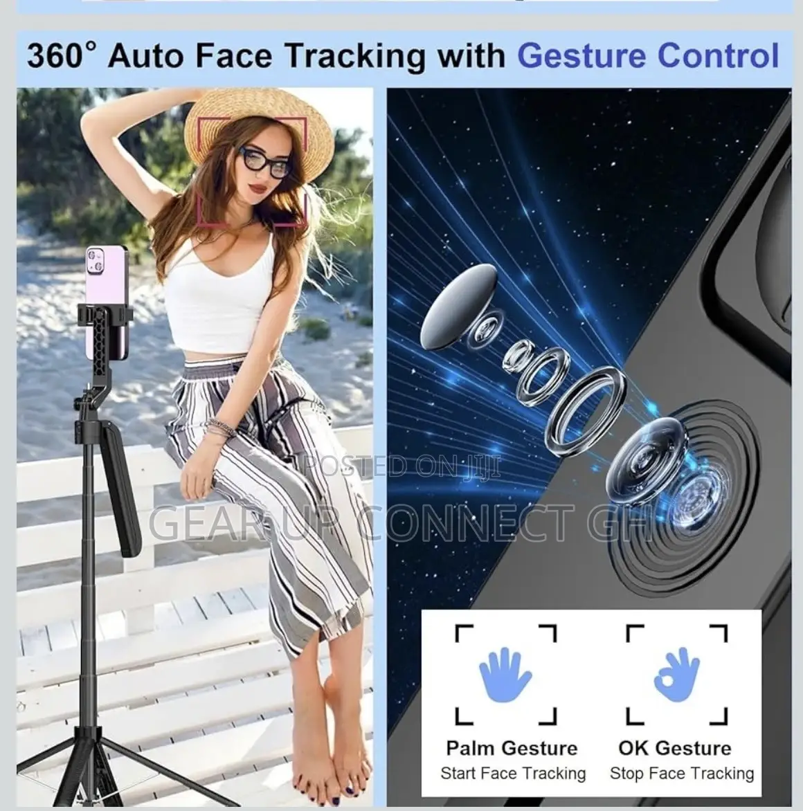 C12 Al Tracking Selfie Stick