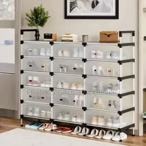 Clear Shoe Storage Rack
