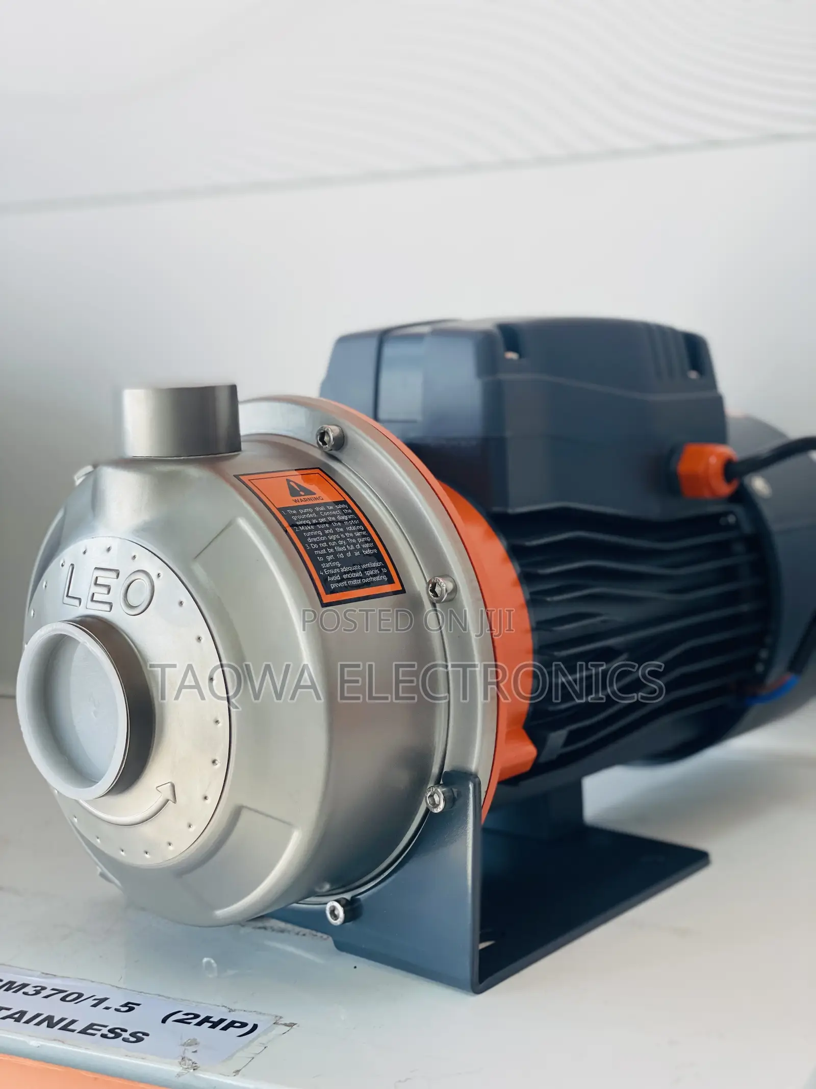Amsm370/1.5 Hp Leo 2hp Stainless Water Pump