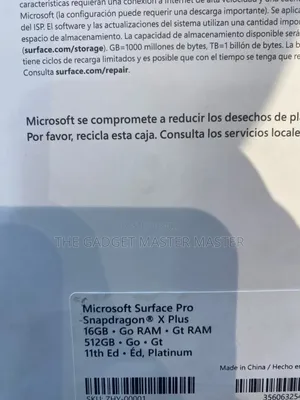 New Microsoft Surface Pro 16GB Qualcomm Snapdragon X Plus SSD 512GB