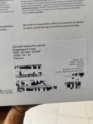 New Microsoft Surface Pro 16GB Qualcomm Snapdragon X Elite SSD 512GB