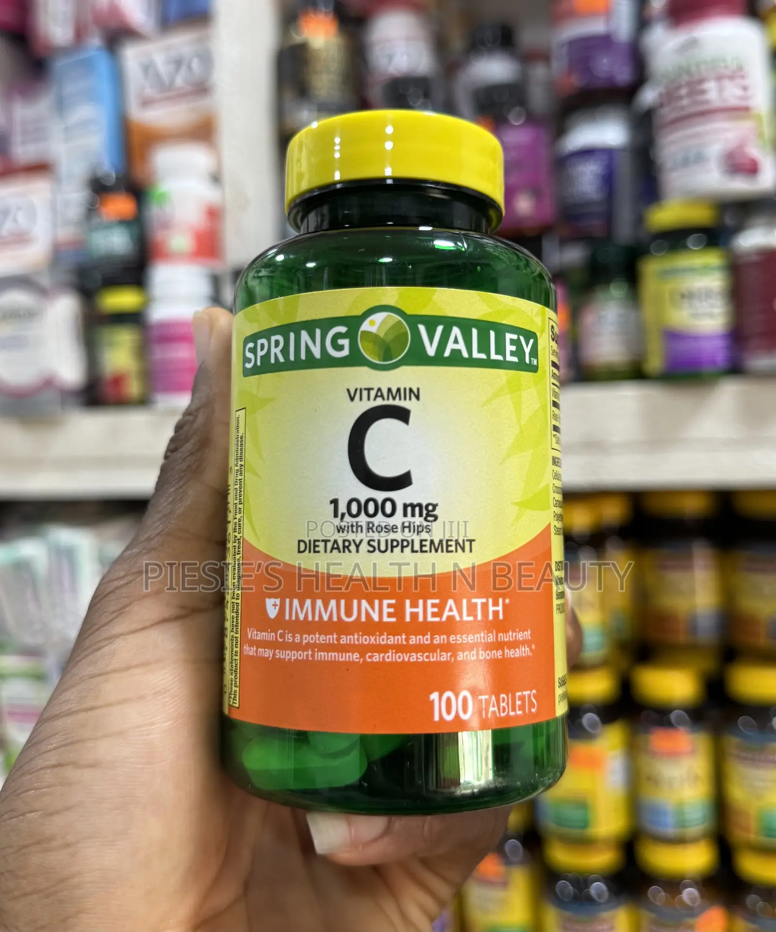 Spring Valley Vitamin C 1000 Mg, 100 Tablets