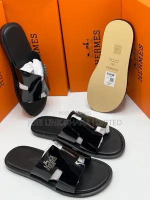 Original Men’S Hermes Mirror Slippers