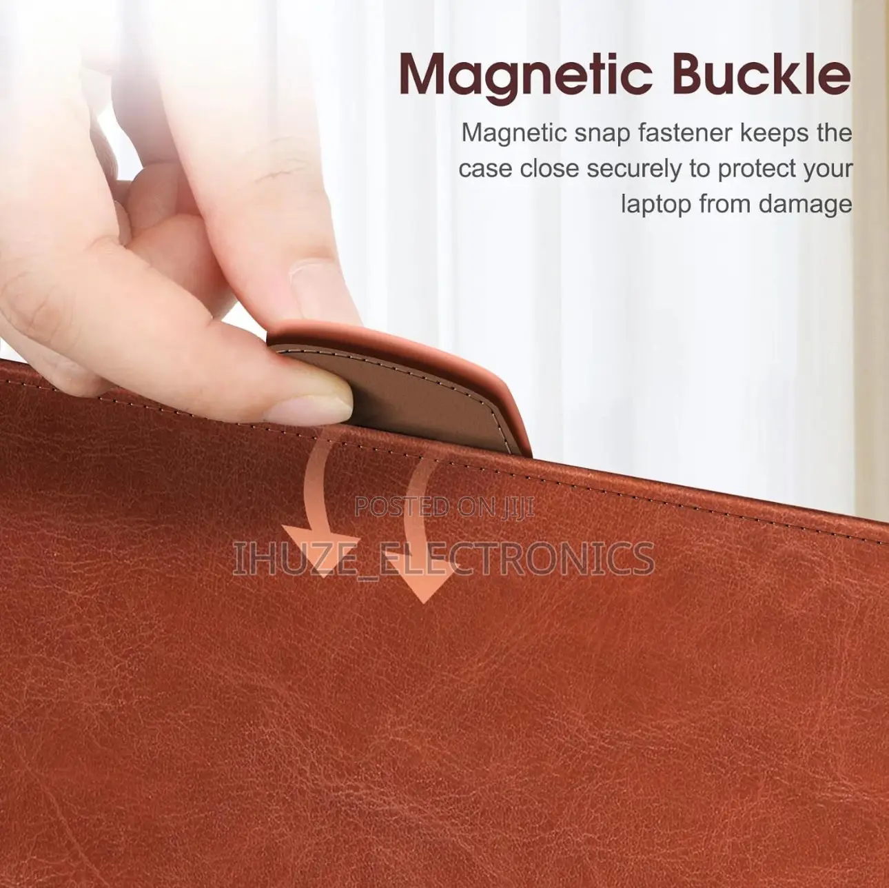 Sleeve Case For Macbook Pro 14-inch (2021-2025) Leather Folio Cover