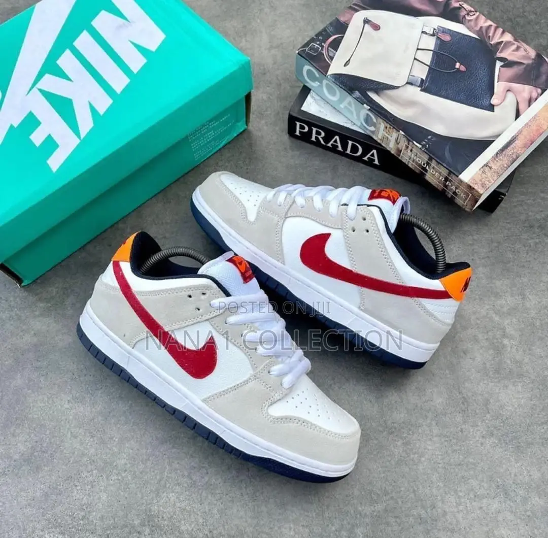 Nike Sb Dunk Low Crimson Sail Sneakers