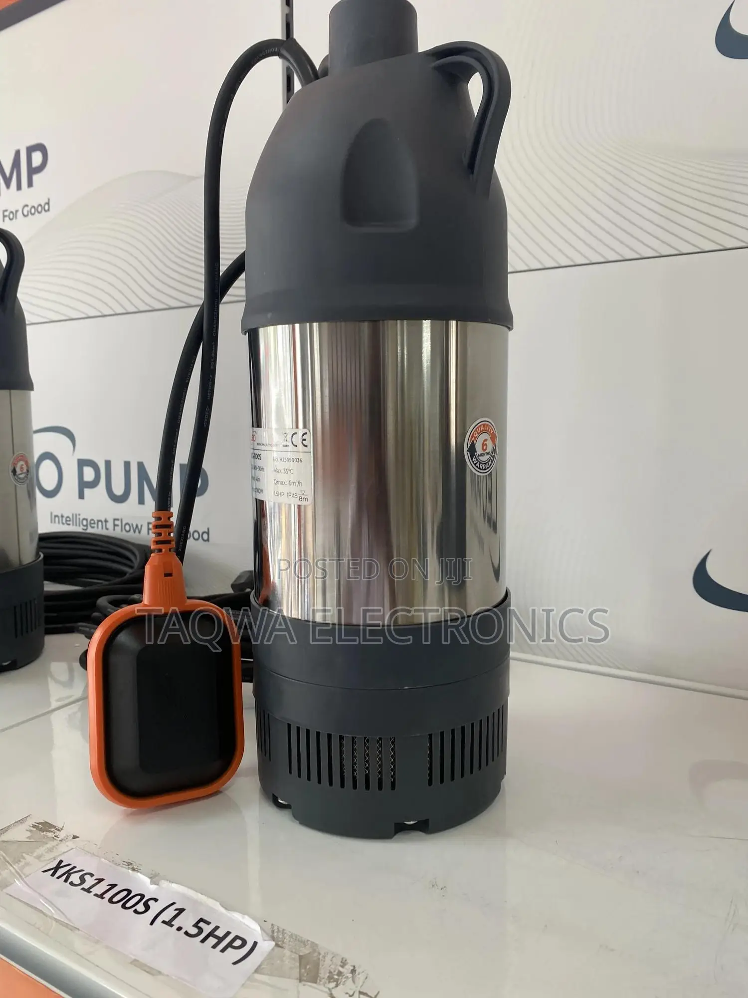 In Stock-Leo 1.5hp Submersible Pump
