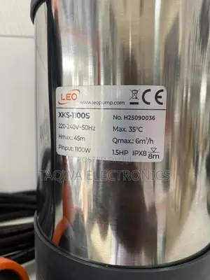 Exact 1.5hp Leo Submersible Pump
