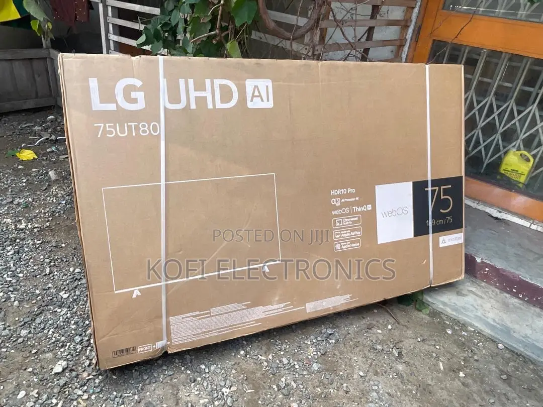 Lg 75” Ai Cinemascreen Smart, Sharp Seriously Stunning