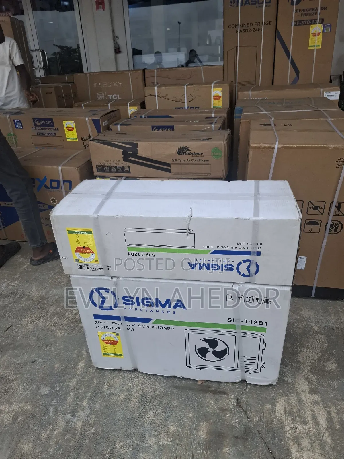 100% Cupper Sigma Ac 1.5hp Available for Sale Brand New