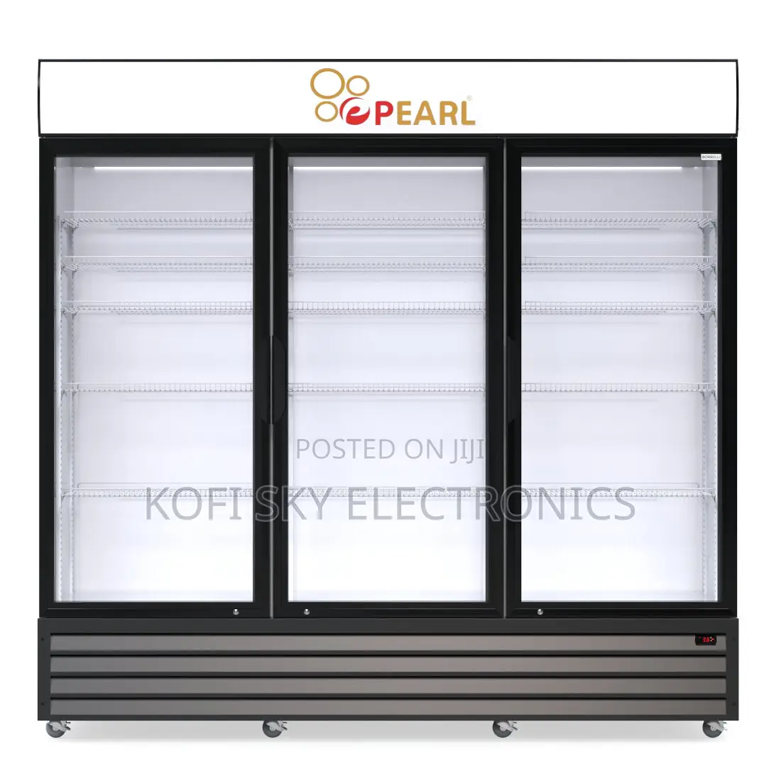 Pearl 868liters 3doors Display Fridge
