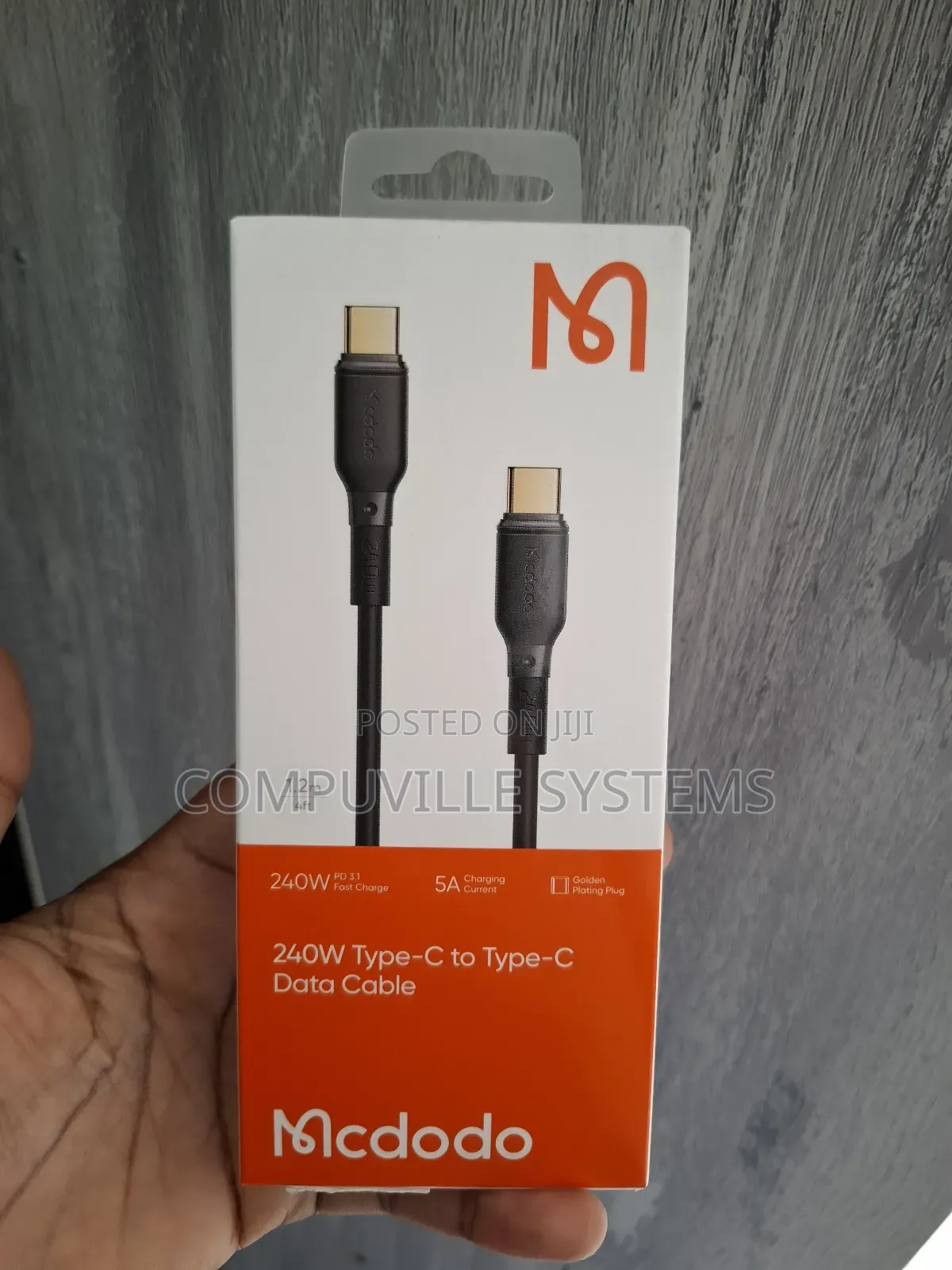 McDodo 240w Type-C to Type-C Data Cable