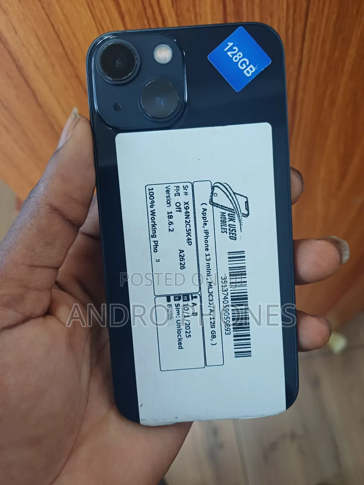 Apple iPhone 13 Mini 128 GB Black
