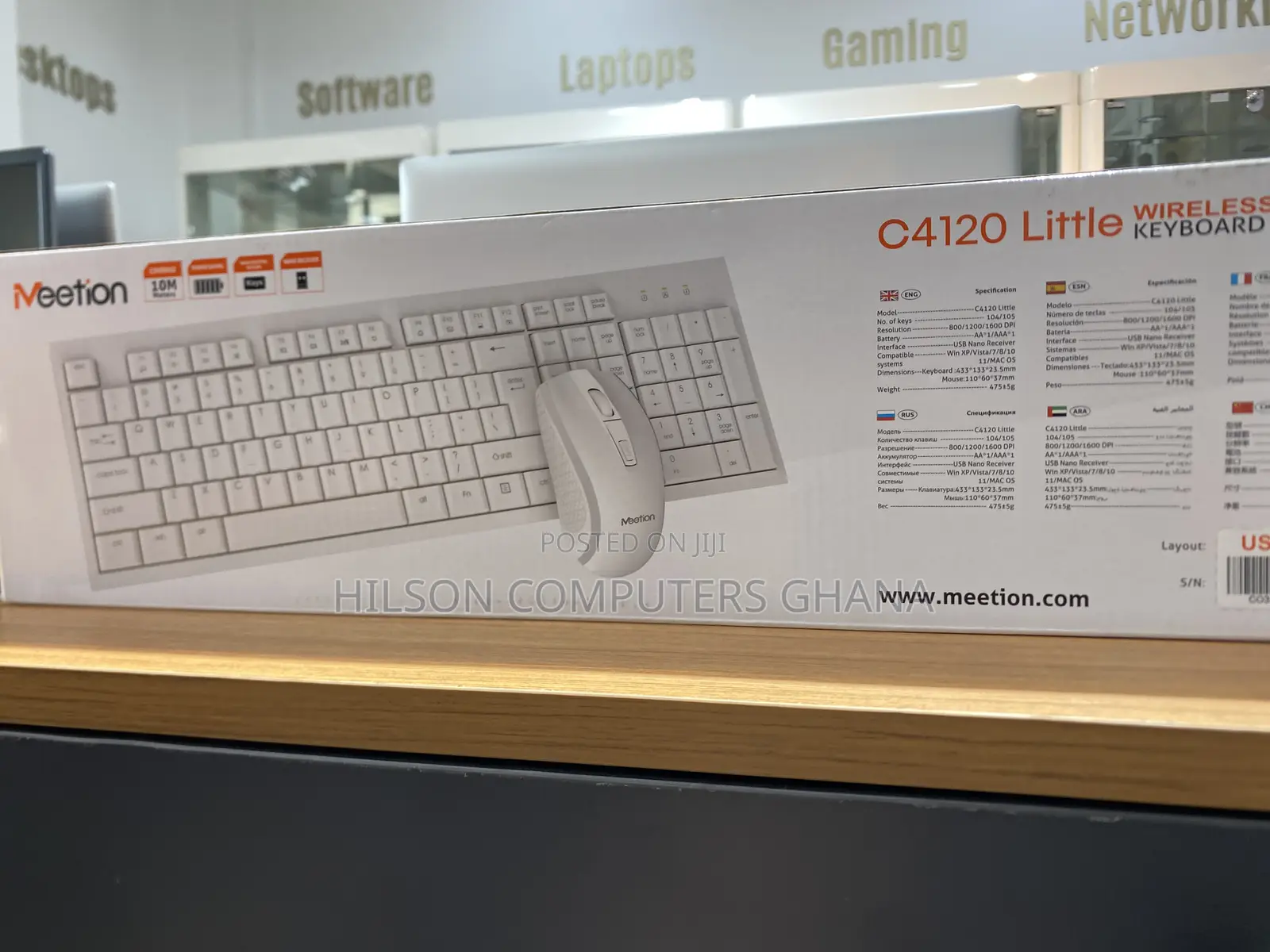 Meetion 2.4ghz Wireless Combo C4120little C4120 Little