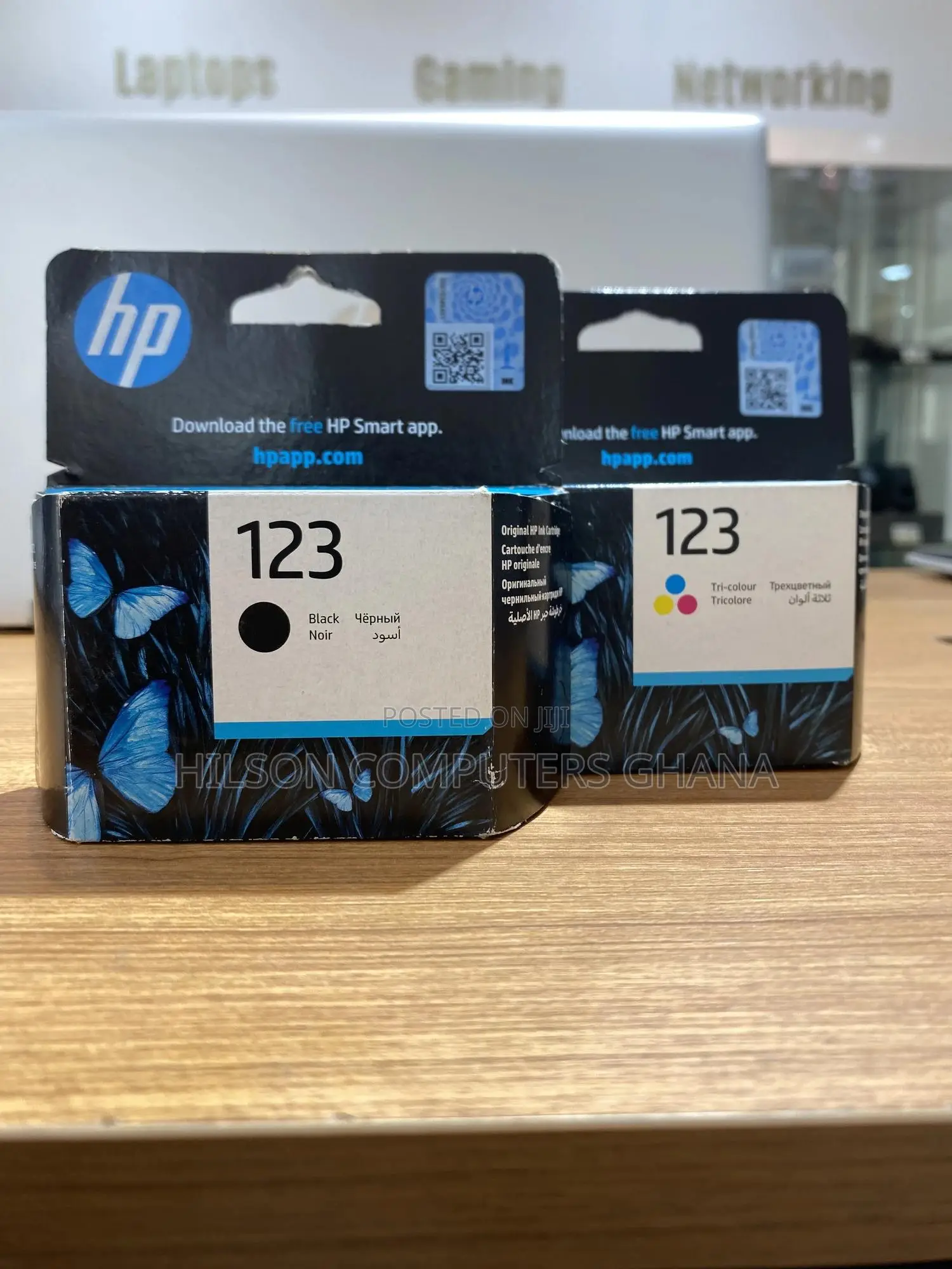 Hp 123 Ink Cartridges - Black Tricolor