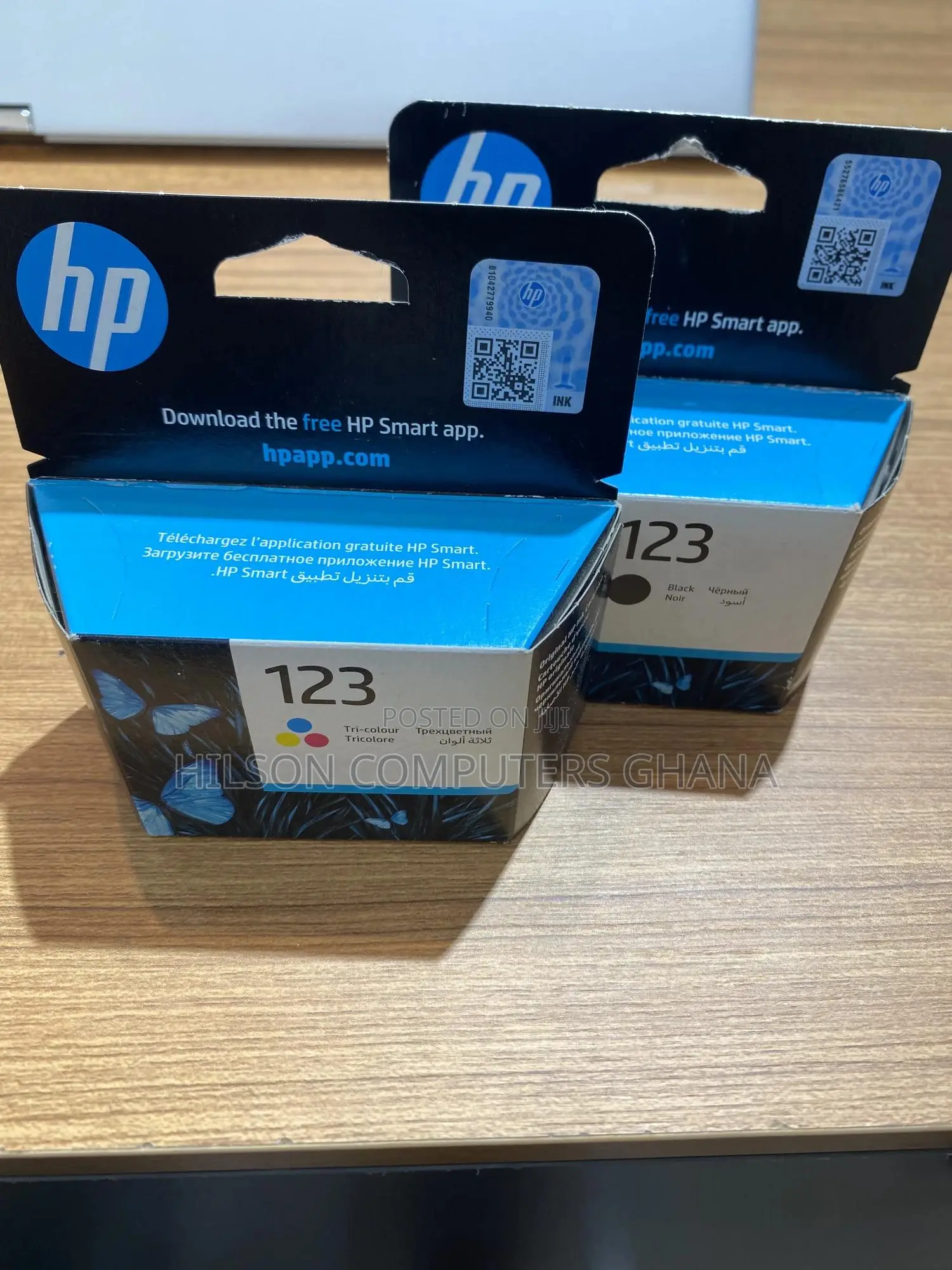Hp 123 Ink Cartridges - Black Tricolor