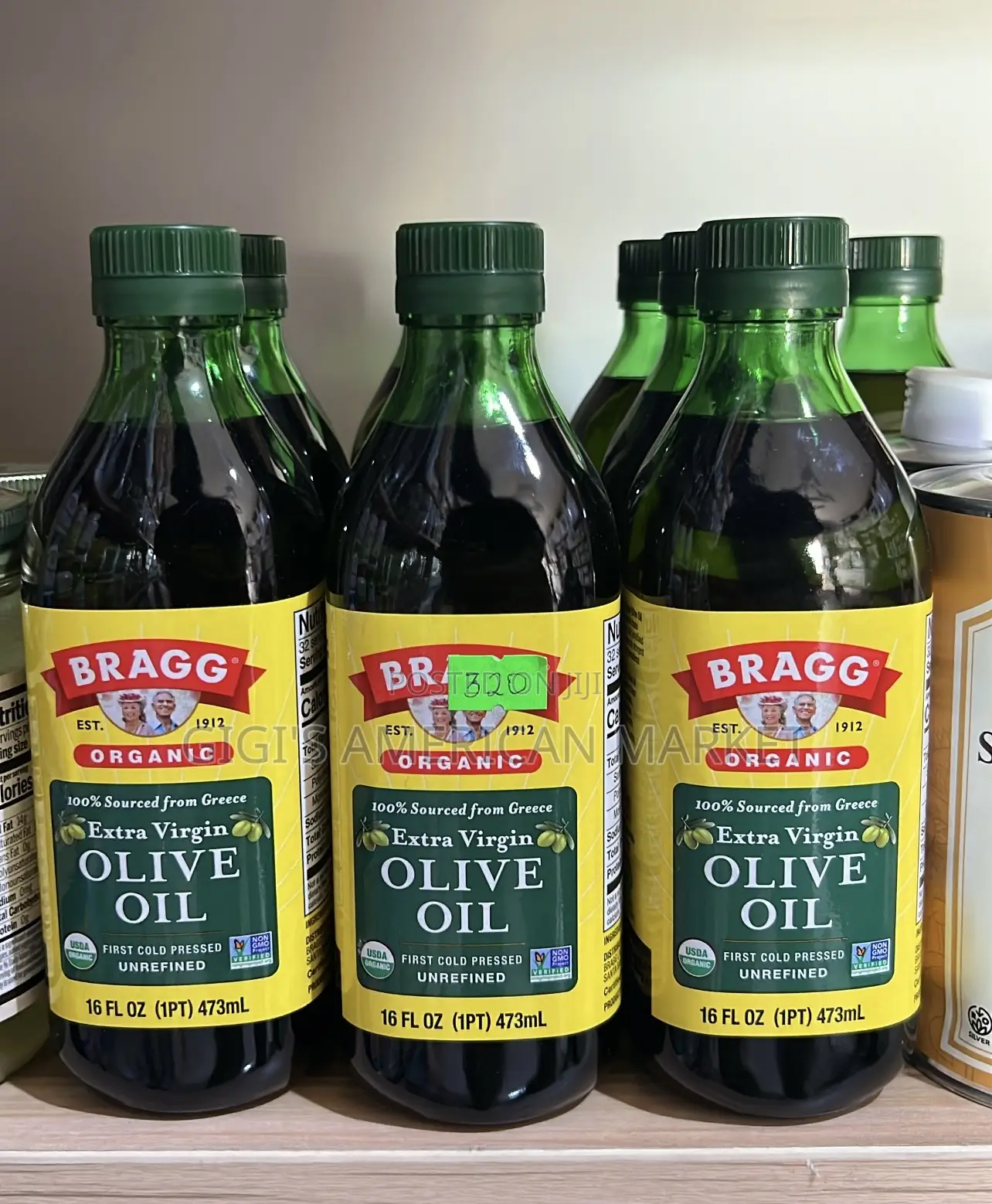 Bragg Extra Virgin Olive Oil From Greece