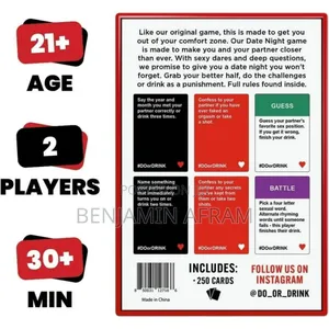 Adults Do or Drink Cards Games