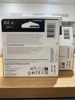 Hp 652 Original Ink Cartridge-Tricolor