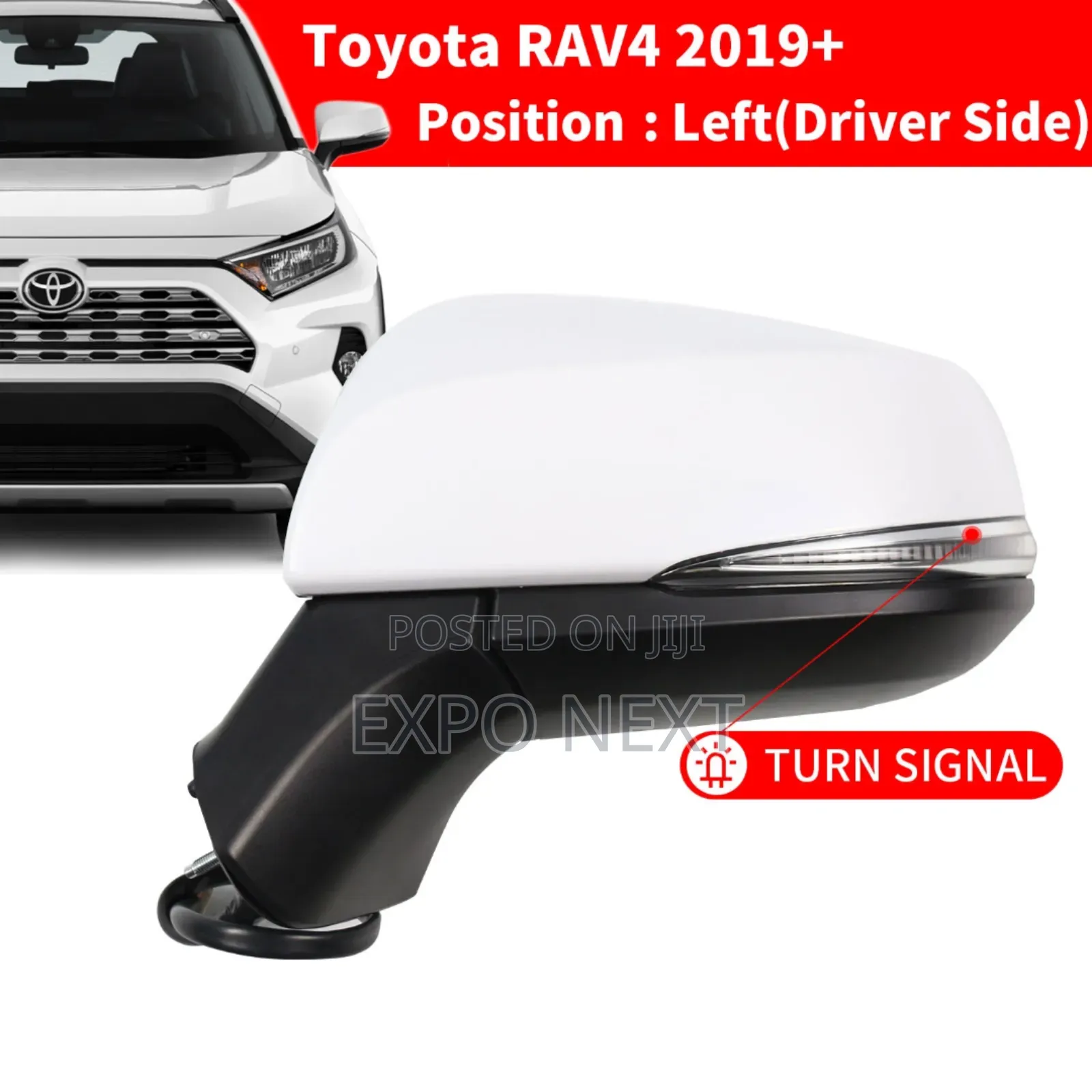 Car Door Rearview Mirror For Toyota Rav4 2019-2021