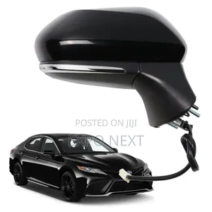 Car Door Mirror Fits For Toyota Camry 2018-2021 Black Left Driver