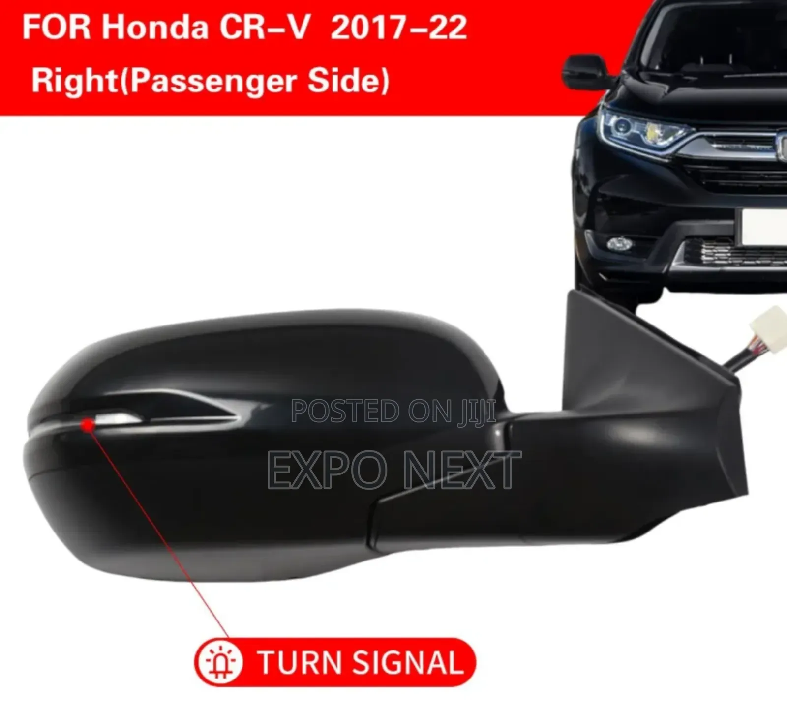 Car Door Mirror For Honda Crv 2017-2022 Power +Heated +Turn Signal