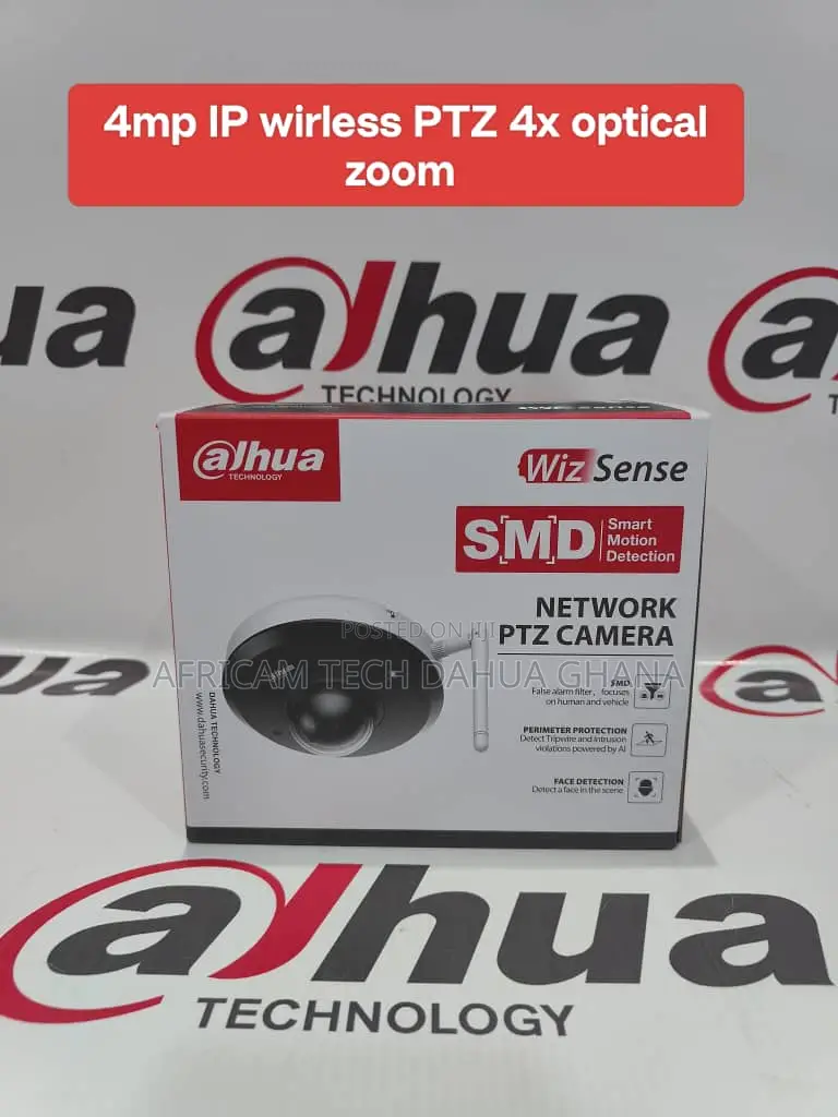 Dahua 4mp Wireless Ptz 4x Optical Zoom Smd