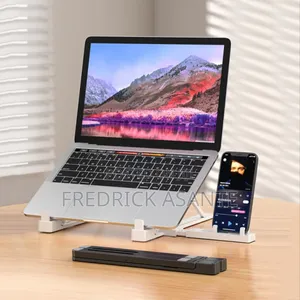 Laptop Stand With Phone Holder