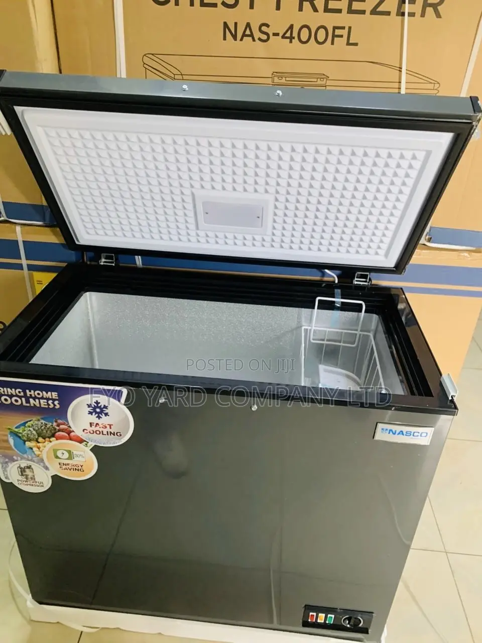 Nasco Nas 350 Fl Sleek Color 250 Liters Chest Freezer