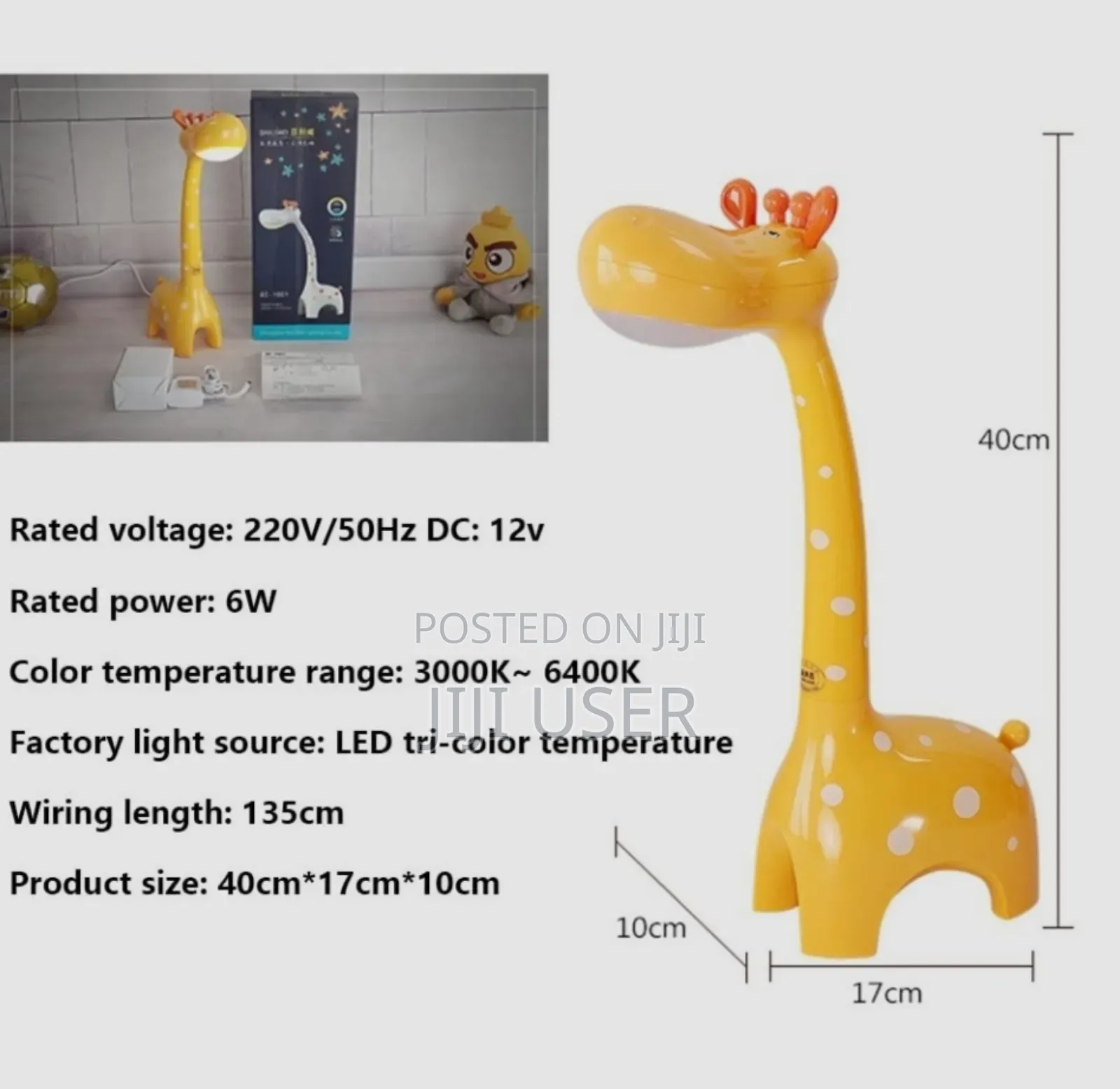 Promate Kids Led Study Night Lamp With Touch Control